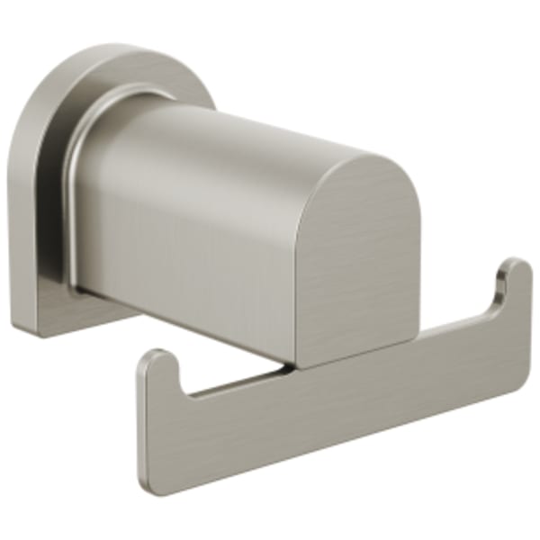 Peerless Xander®: Double Robe Hook in Brushed Nickel