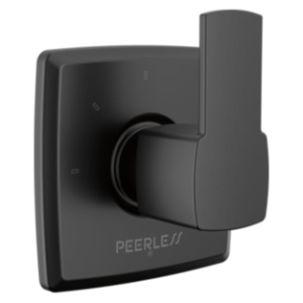 Peerless Ezra® In-Wall Diverter Trim Matte Black