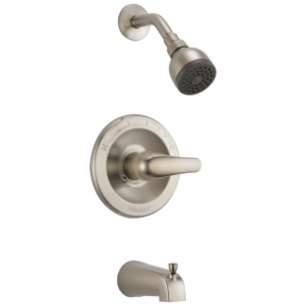 Peerless Core: Tub and Shower Trim Kit in Brushed Nickel