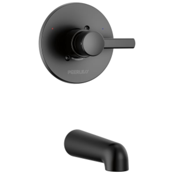 Peerless Precept®: Tub only trim kit in Matte Black