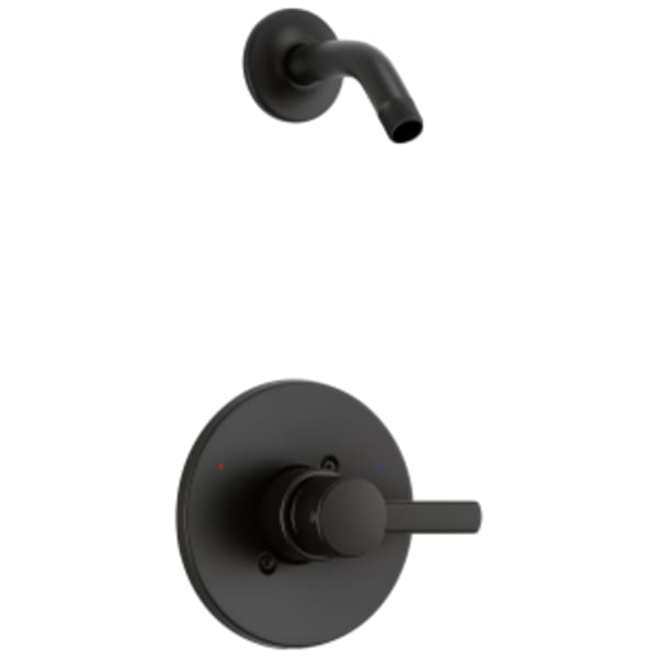 Peerless Precept®: Shower Only Trim Kit in Matte Black