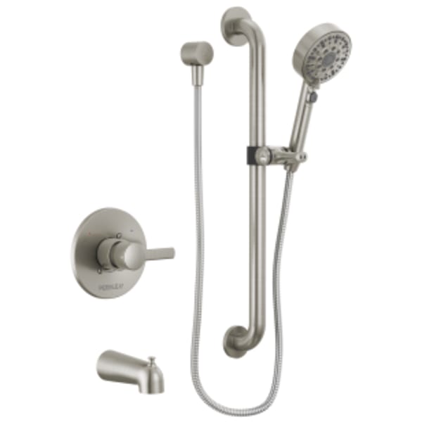 Peerless Precept®: ADA tub and hand shower in Brushed Nickel