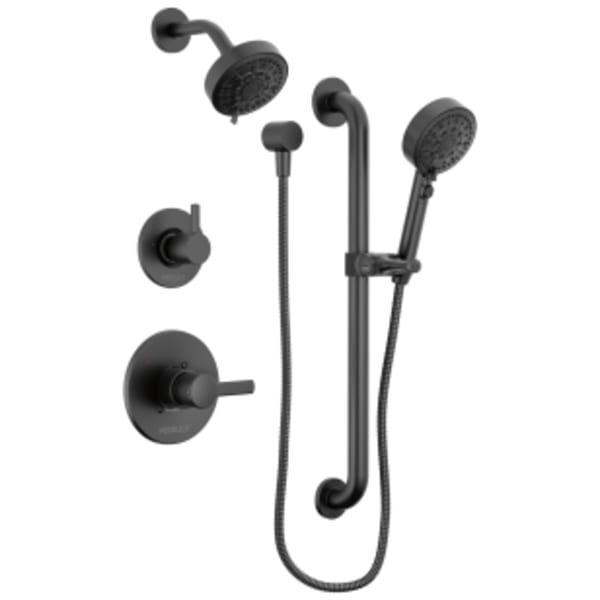 Peerless Precept®: ADA shower and hand shower in Matte Black