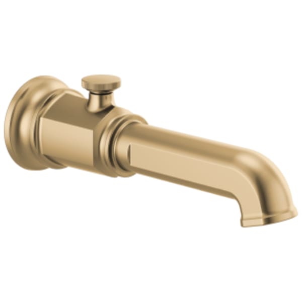 Brizo Invari®: Diverter Tub Spout in Luxe Gold