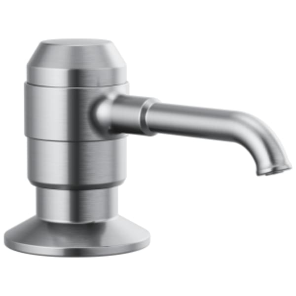Delta Broderick™: Soap/Lotion Dispenser w/Bottle in Arctic Stainless