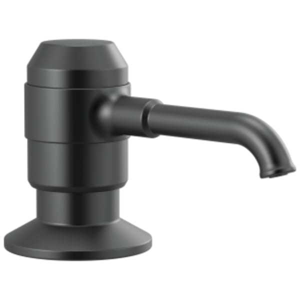 Delta Broderick® Soap/Lotion Dispenser with Bottle Matte Black