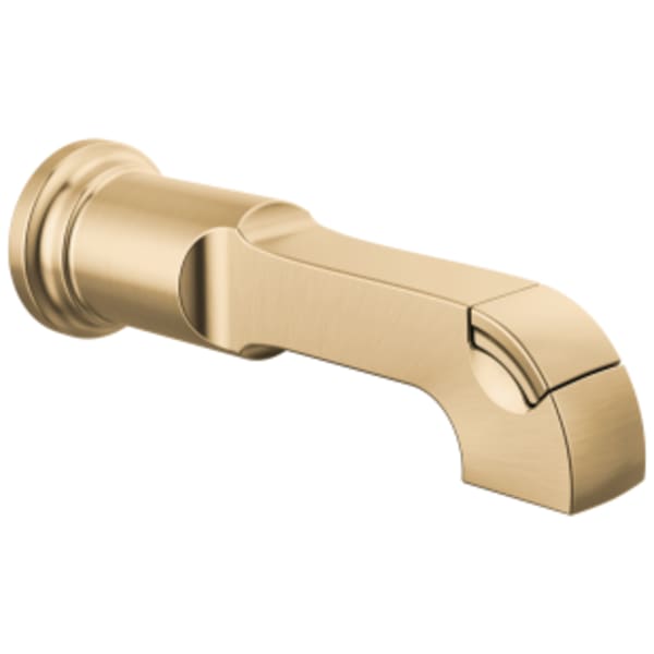 Delta Tetra™: Diverter Tub Spout in Lumicoat Champagne Bronze
