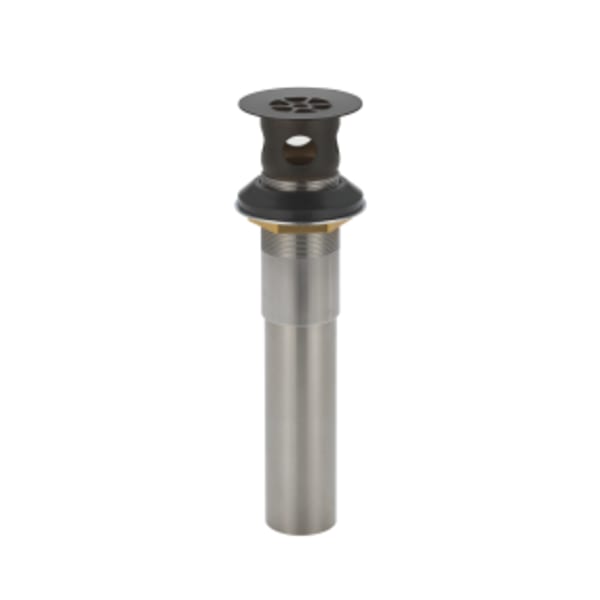 Peerless Core: Metal Grid Strainer With Overflow in Matte Black