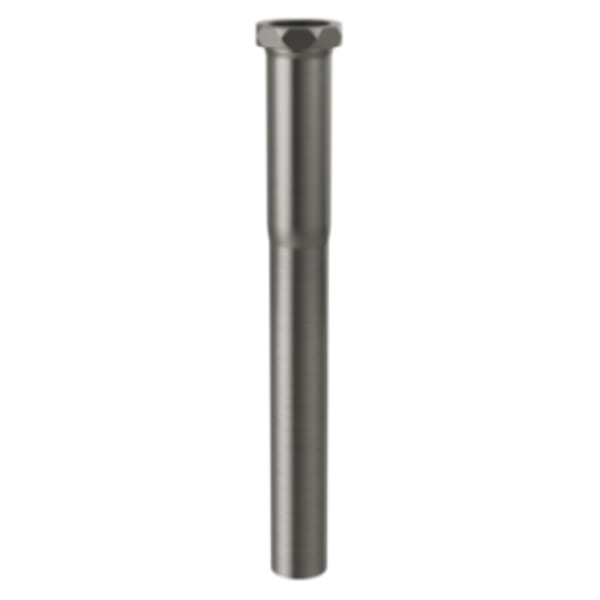 Delta P- Trap Slip Joint Extension Black Stainless