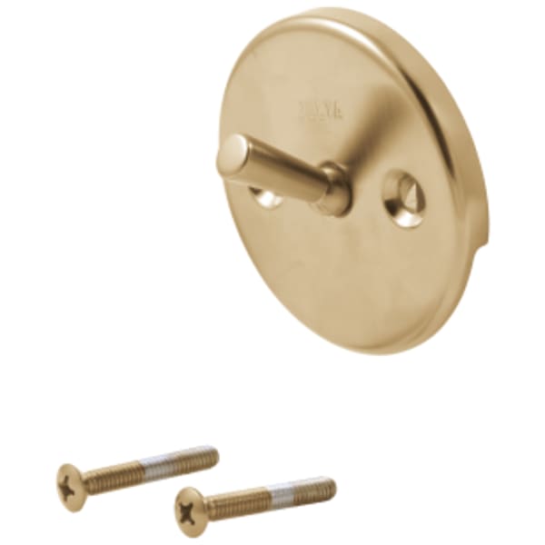 Delta Other: Overflow Plate & Screws - Trip Lever in Champagne Bronze