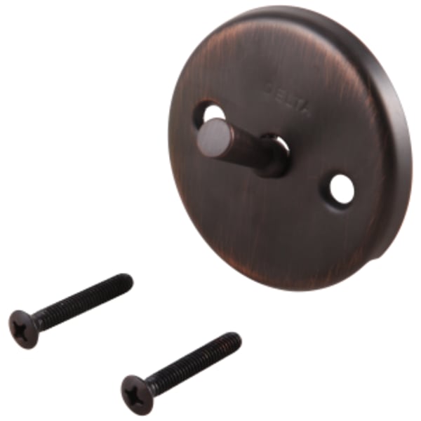 Delta Other: Overflow Plate & Screws - Trip Lever in Venetian Bronze