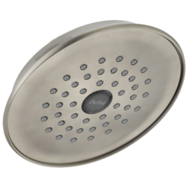 Delta Universal Showering Components: Single-Setting Raincan Shower Head in Stainless