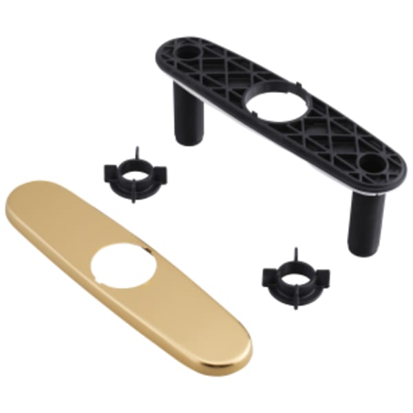 Delta Emmeline™: Escutcheon in Lumicoat Champagne Bronze