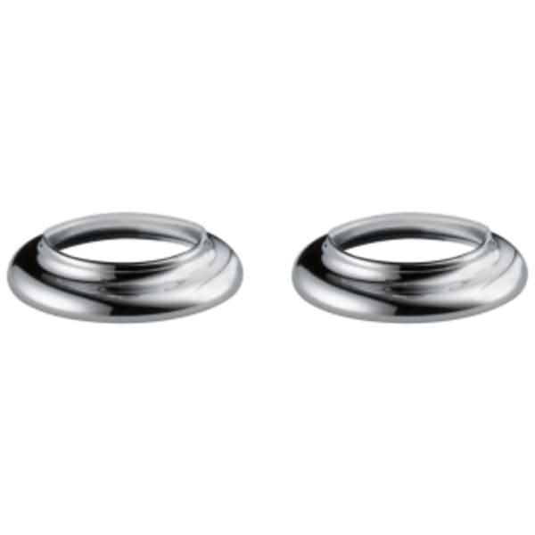 Delta Windemere®: Handle Bases & Gaskets (2) in Chrome