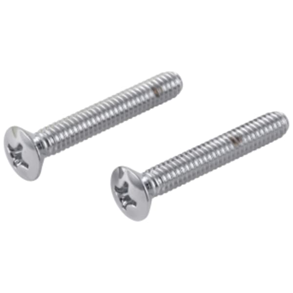 Delta Other: Screws (2) - Overflow Plate in Chrome