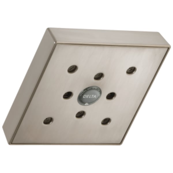 Delta Universal Showering Components: Okinetic® Single-Setting Raincan Shower Head in Spotshield Stainless