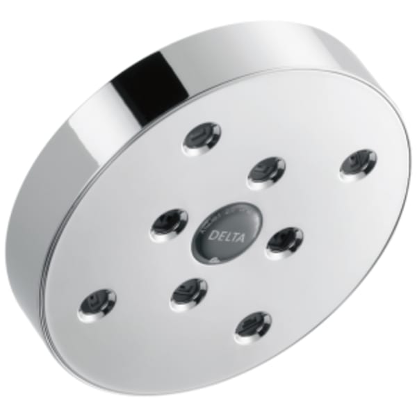 Delta Universal Showering Components: Okinetic® Single-Setting Raincan Shower Head in Chrome