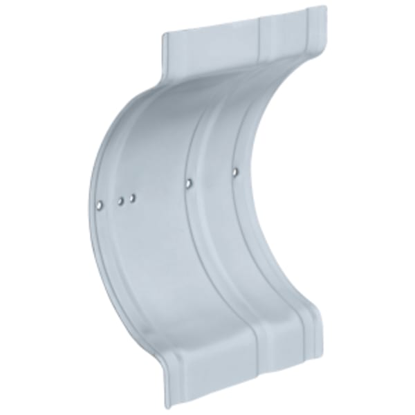 Commercial Commercial Misc: Recessed Wall Clamp Zinc Plated in Chrome