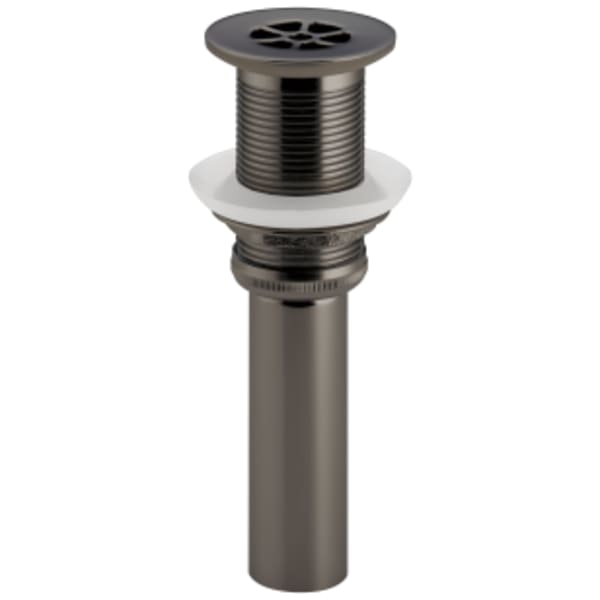 Brizo Other: Grid Strainer Lavatory Drain Without Overflow in Brilliance Black Onyx