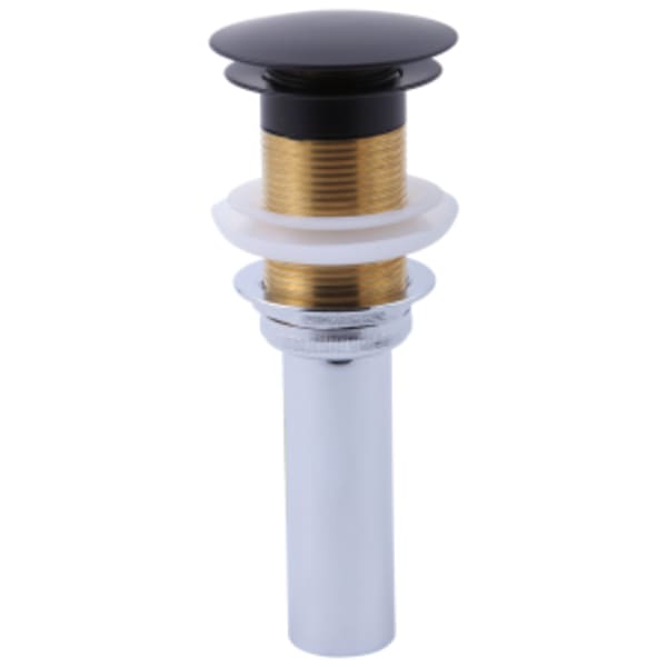 Brizo Push Button Pop-Up Without Overflow Matte Black