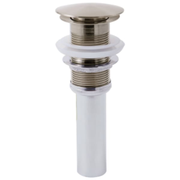 Brizo Push Button Pop-Up Without Overflow Brushed Nickel