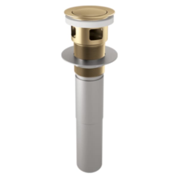 Brizo Push Button Pop-Up with Overflow Luxe Gold