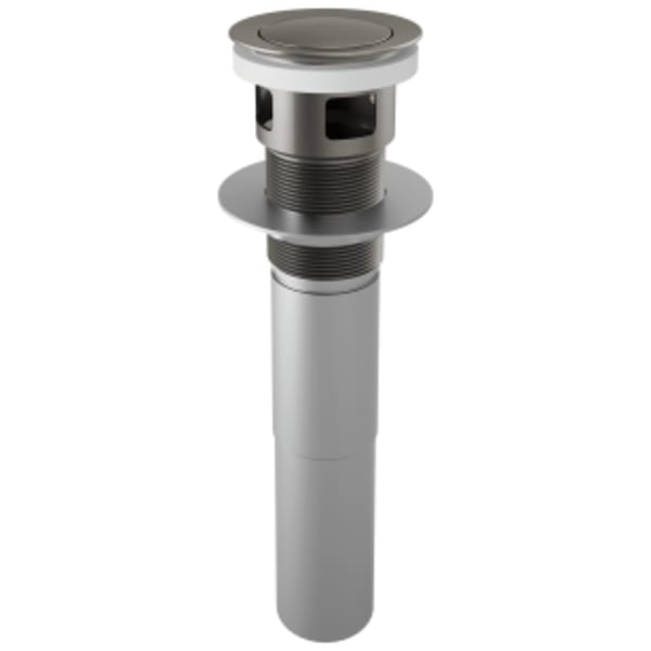 Brizo Push Button Pop-Up with Overflow Luxe Steel