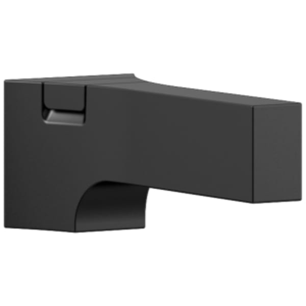 Delta Zura®: Diverter Tub Spout in Matte Black