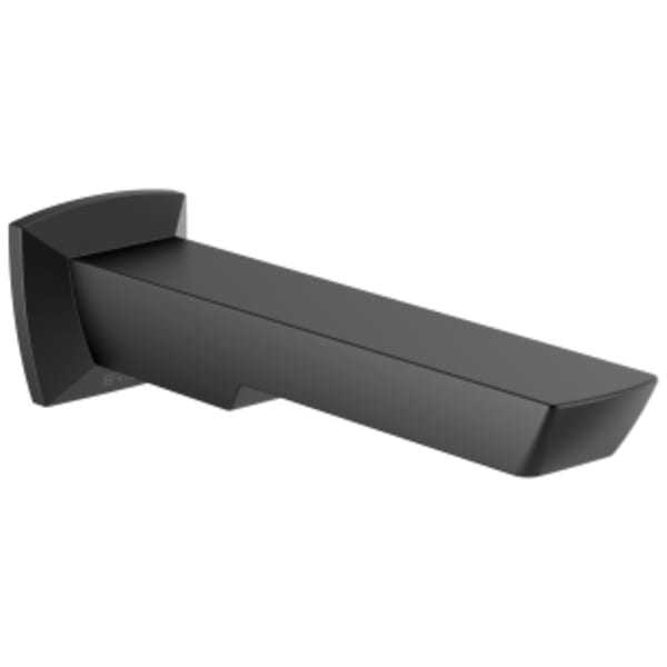 Brizo Vettis®: Non-Diverter Tub Spout in Matte Black