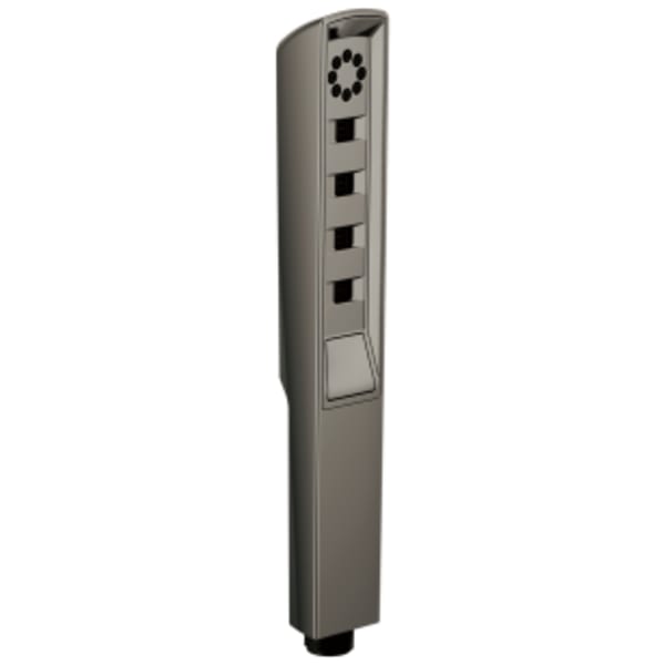 Brizo Other: Linear Square H2Okinetic® Multi-Function Handshower in Brilliance Black Onyx