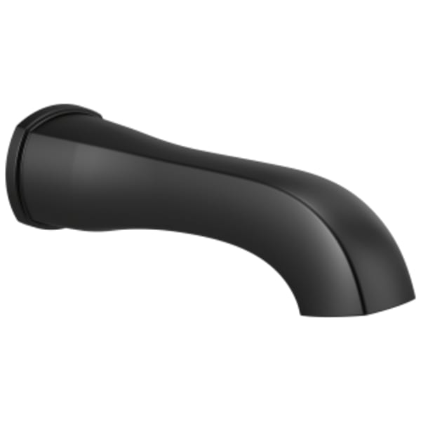 Delta Stryke®: Non-Diverter Tub Spout in Matte Black