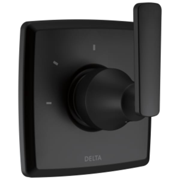 Delta Ashlyn®: 3-Setting 2-Port Diverter Trim in Matte Black