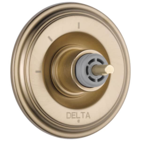Delta Cassidy™: 3-Setting 2-Port Diverter Trim - Less Handle in Champagne Bronze