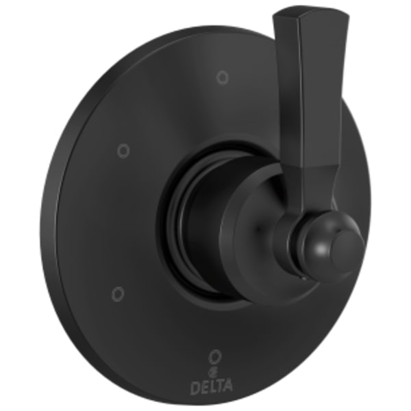 Delta Dorval™: 6 Setting Diverter Trim in Matte Black