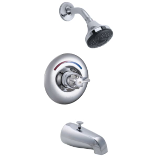 Commercial T13H: Monitor® 13 Series Tub and Shower Trim in Chrome