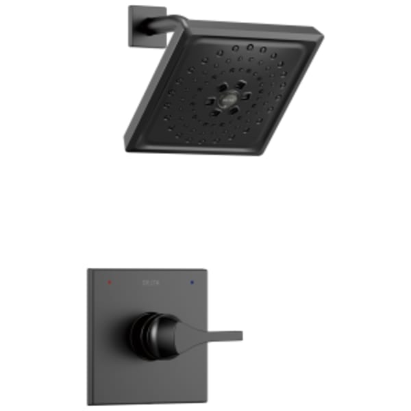Delta Zura® Monitor® 14 Series H2OKinetic® Shower Trim Matte Black