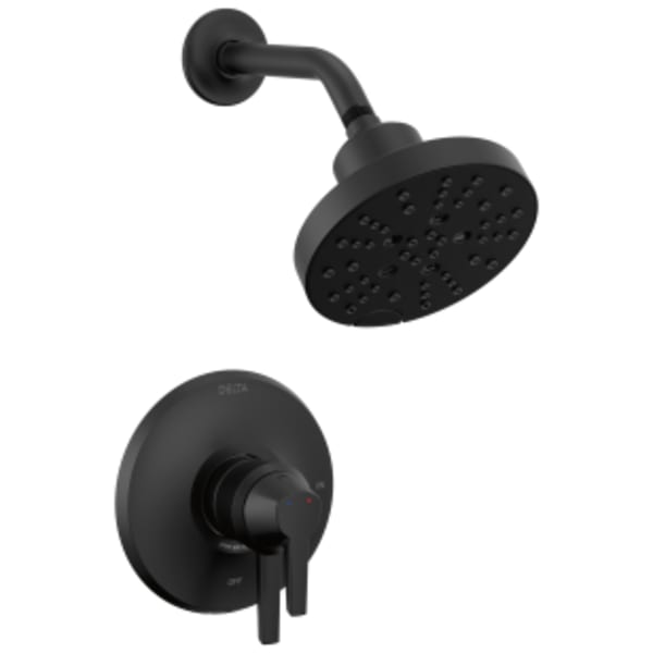 Delta Galeon™ 17 Series Shower Trim with H2Okinetic®Matte Black