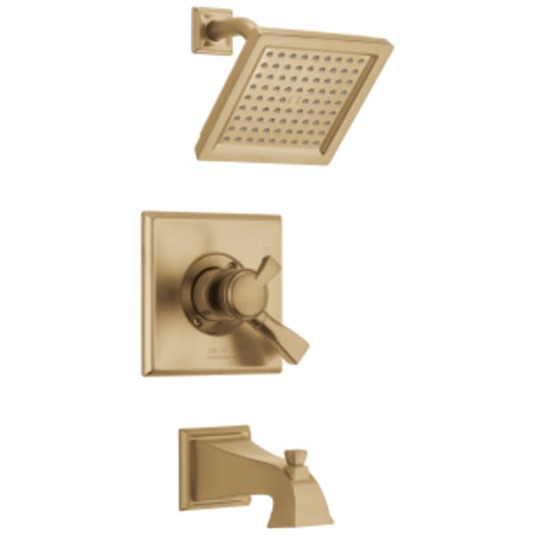 Delta Dryden™: Monitor® 17 Series Tub & Shower Trim in Champagne Bronze
