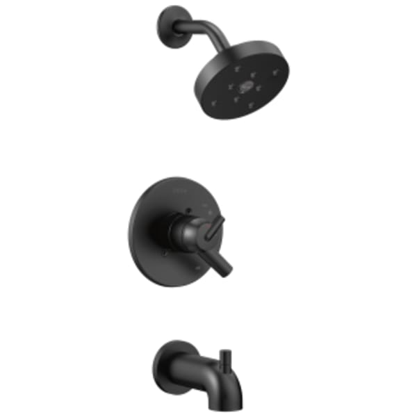 Delta Trinsic® Monitor® 17 Series H2OKinetic® Tub & Shower Trim Matte Black
