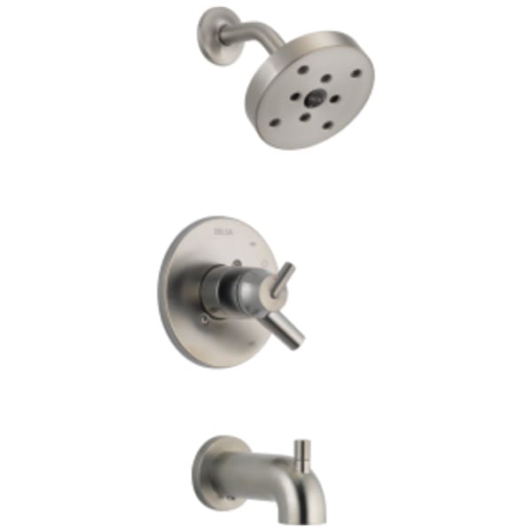 Delta Trinsic®: Monitor® 17 Series H2Okinetic® Tub & Shower Trim in Stainless
