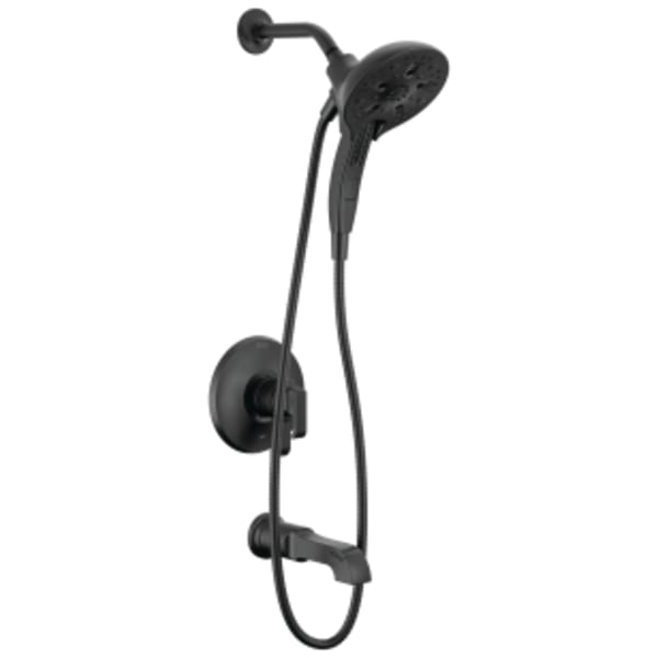 Delta Tetra™: 17 Series Tub Shower Trim in Matte Black