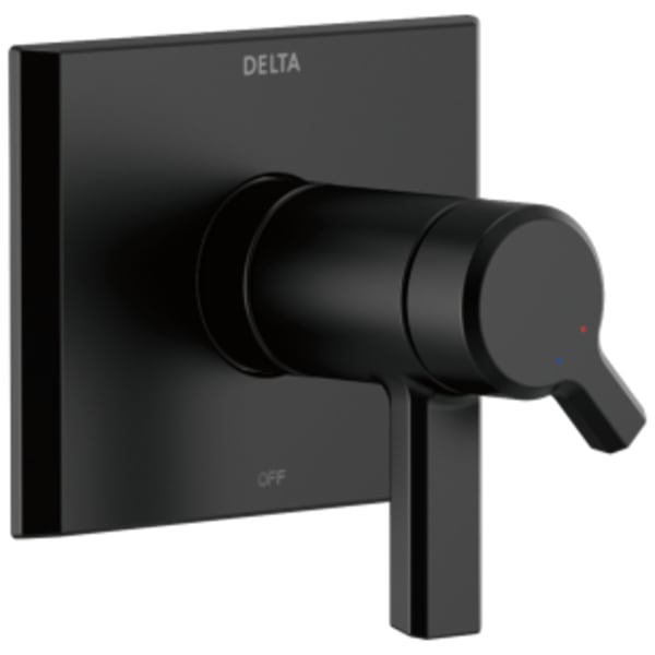 Delta Pivotal™: TempAssure® 17T Series Valve Only Trim in Matte Black