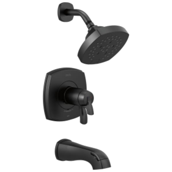 Delta Stryke®: 17 Thermostatic Tub and Shower Only in Matte Black