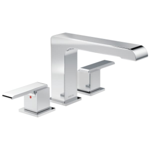 Delta Ara®: Roman Tub Trim in Chrome