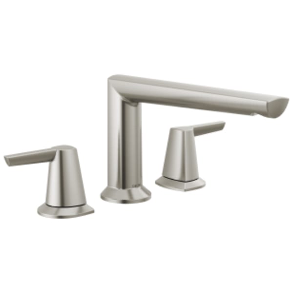 Delta Galeon™: 3-Hole Roman Tub Trim in Lumicoat Stainless