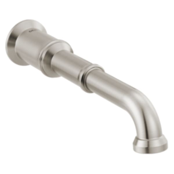 Delta Broderick® Two Handle Wall Mount Bathroom Faucet Trim Less Handles Lumicoat® Stainless