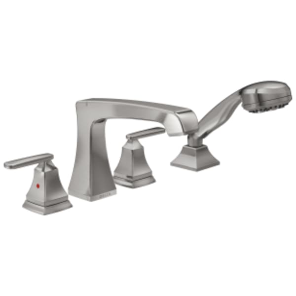 Delta Ashlyn®: Roman Tub with Hand Shower Trim in Stainless