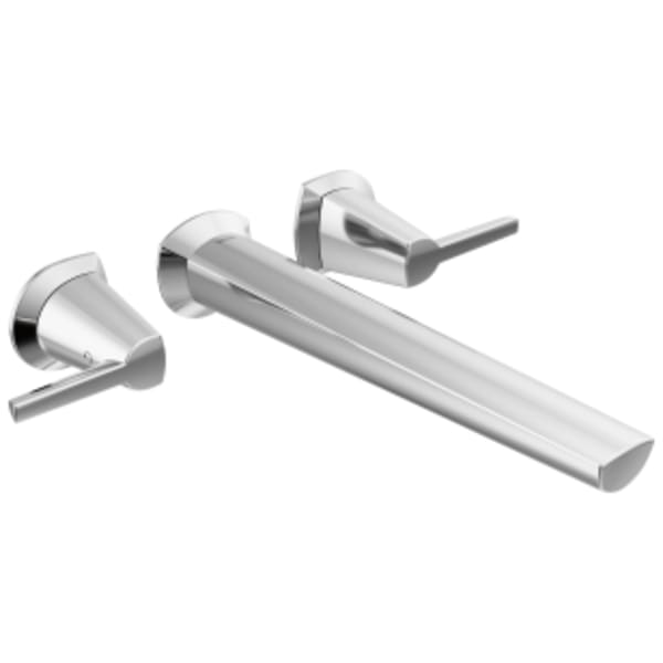Delta Galeon™: Wall Mount Tub Filler in Lumicoat Chrome