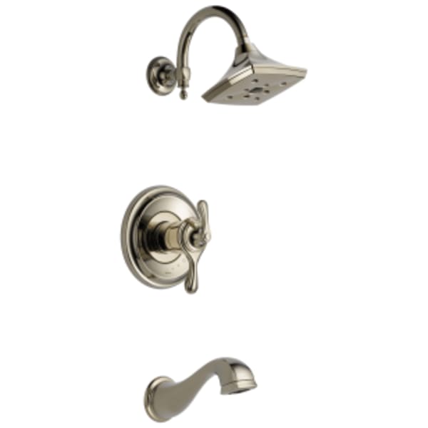 Brizo Charlotte®: Tempassure® Thermostatic Tub/Shower in Polished Nickel
