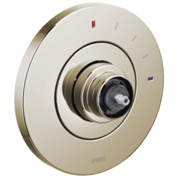 Brizo Litze®: Pressure Balance Valve Only Trim - Less Handle in Polished Nickel